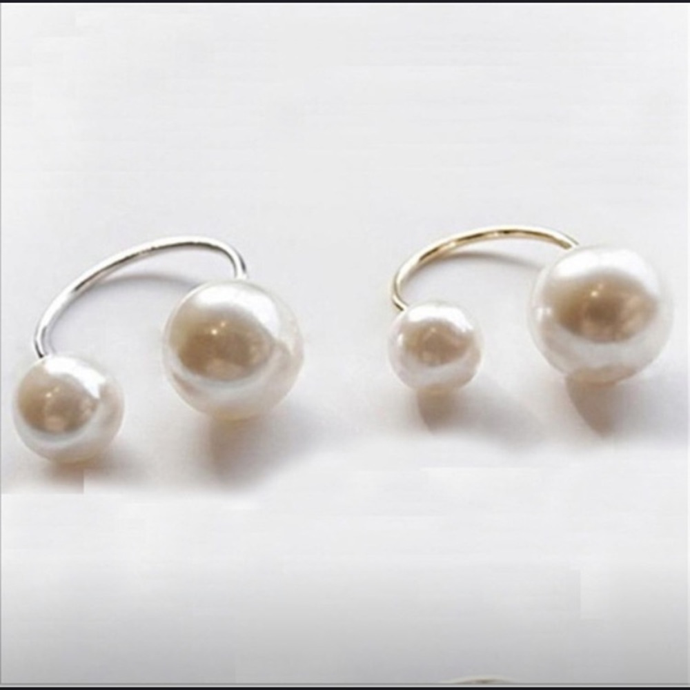 Pearl adjustable Ring - Picture 2 of 4